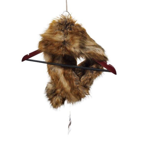 Imposter Vegan Faux Fur Neck Wrap Summer Fox Wrap Winter Lux Stole Collar Scarf - Picture 3 of 11